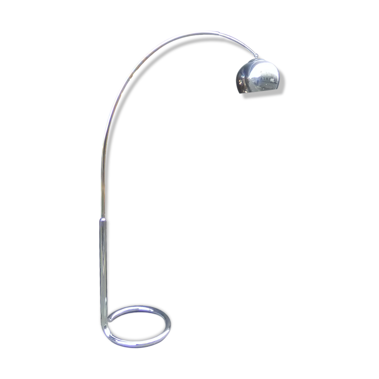 Chrome design arco floor lamp