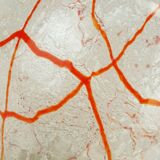 loetz klostermühle art deco glass VASE 1930s orange white and clear glass