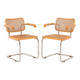 Pair of Italian vintage Ceska chairs by Gavina, 1960s