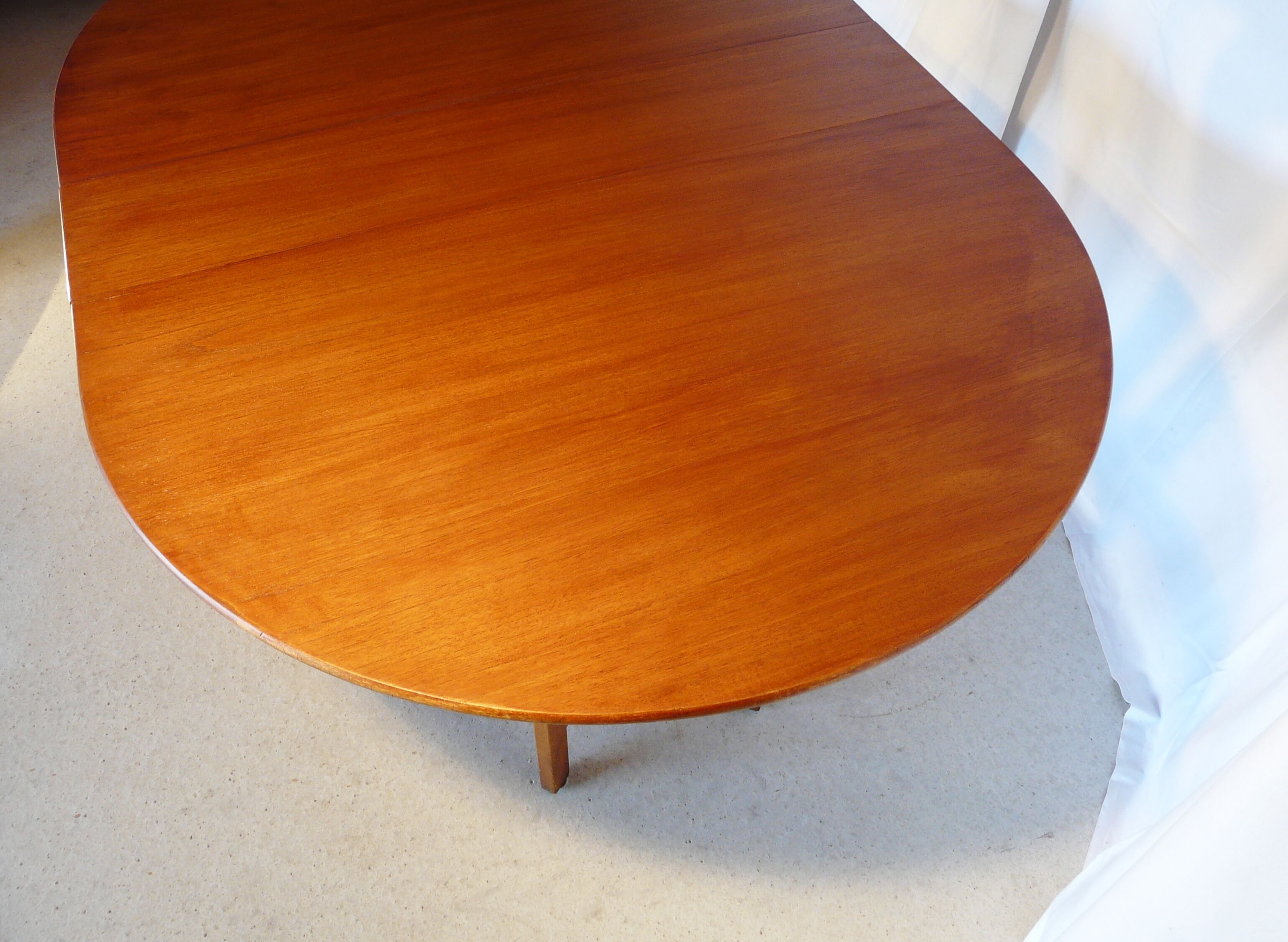 Scandinavian folding table in Jentic blond teak