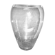 Vase obus en verre soufflé vintage 30cm
