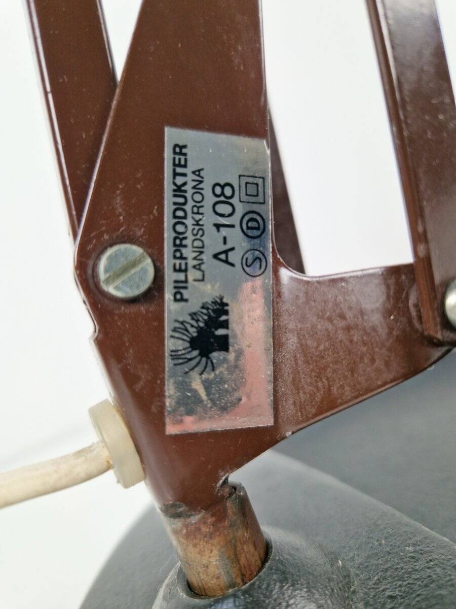 Landskrona Desk Lamp by Pileprodukter Light, 1960s