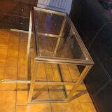 Table basse vitré 1970 - 1980