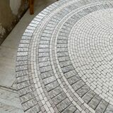 Table basse Heinz Lilienthal mosaïque marbre