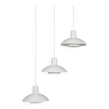 Set of 3 "Type 728" pendant lamps by E.S. Horn (Aalestrup) / 1980s / Danish modern design
