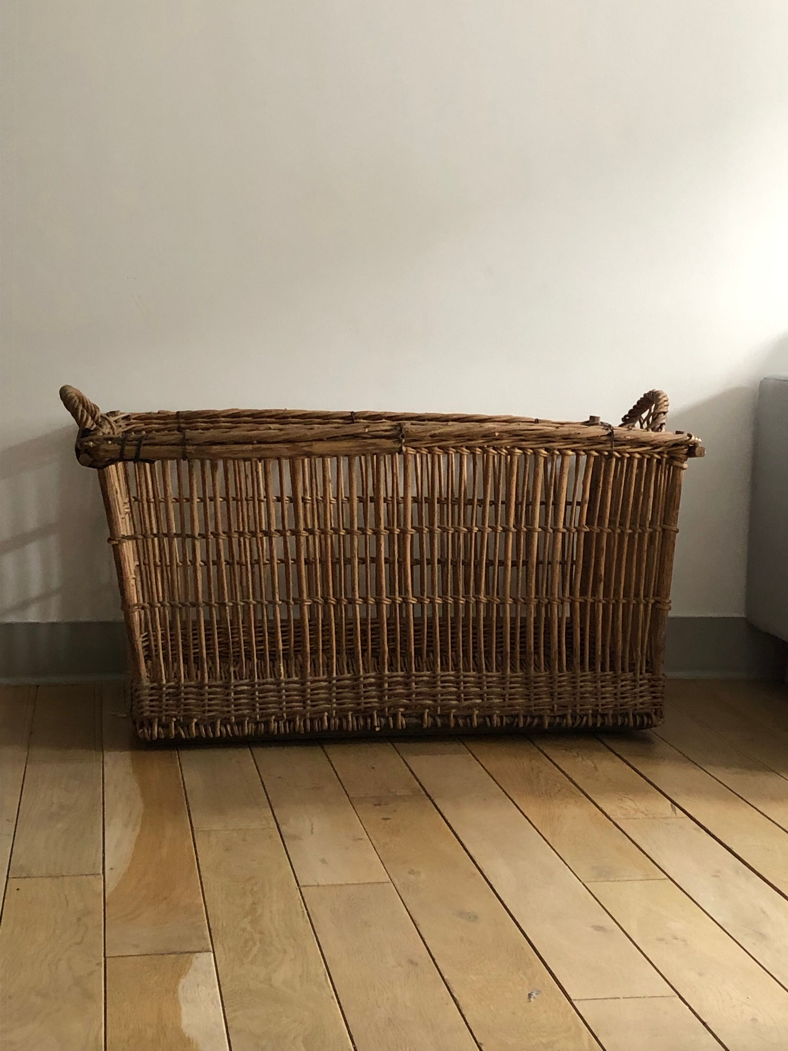 Storage basket antique trade furniture