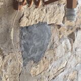 Wooden scissor or accordion wall sconce - vintage - 1960