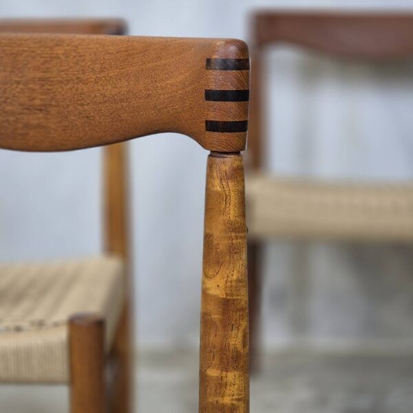 Prix pour 2 chaises ! H.W. Klein, Bramin vintage danois en papercord neuf.