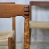 Price for 2 chairs! H.W. Klein, Bramin vintage Danish new papercord