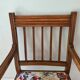 English style armchair in solid wood