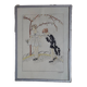 Very original illustration from the 1930s representing 2 characters