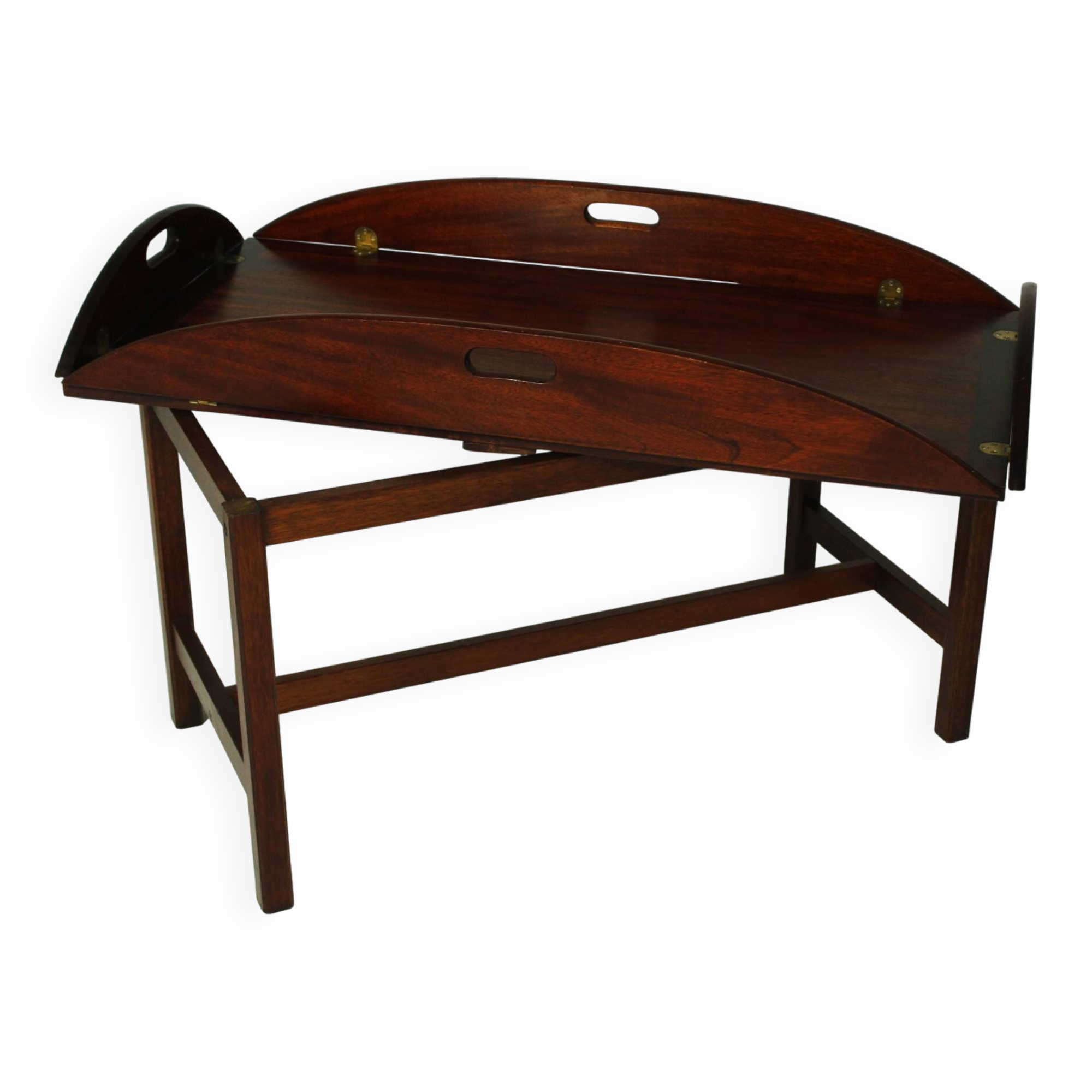 Oval Butlers Tray on Stand, England, 1970s Product Overview