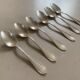 Set of 6 small spoons