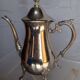 Coffee / teapot in silver metal St Louis XV