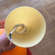 Large Rotaflex suspension, orange and cream, 1960s / 70s