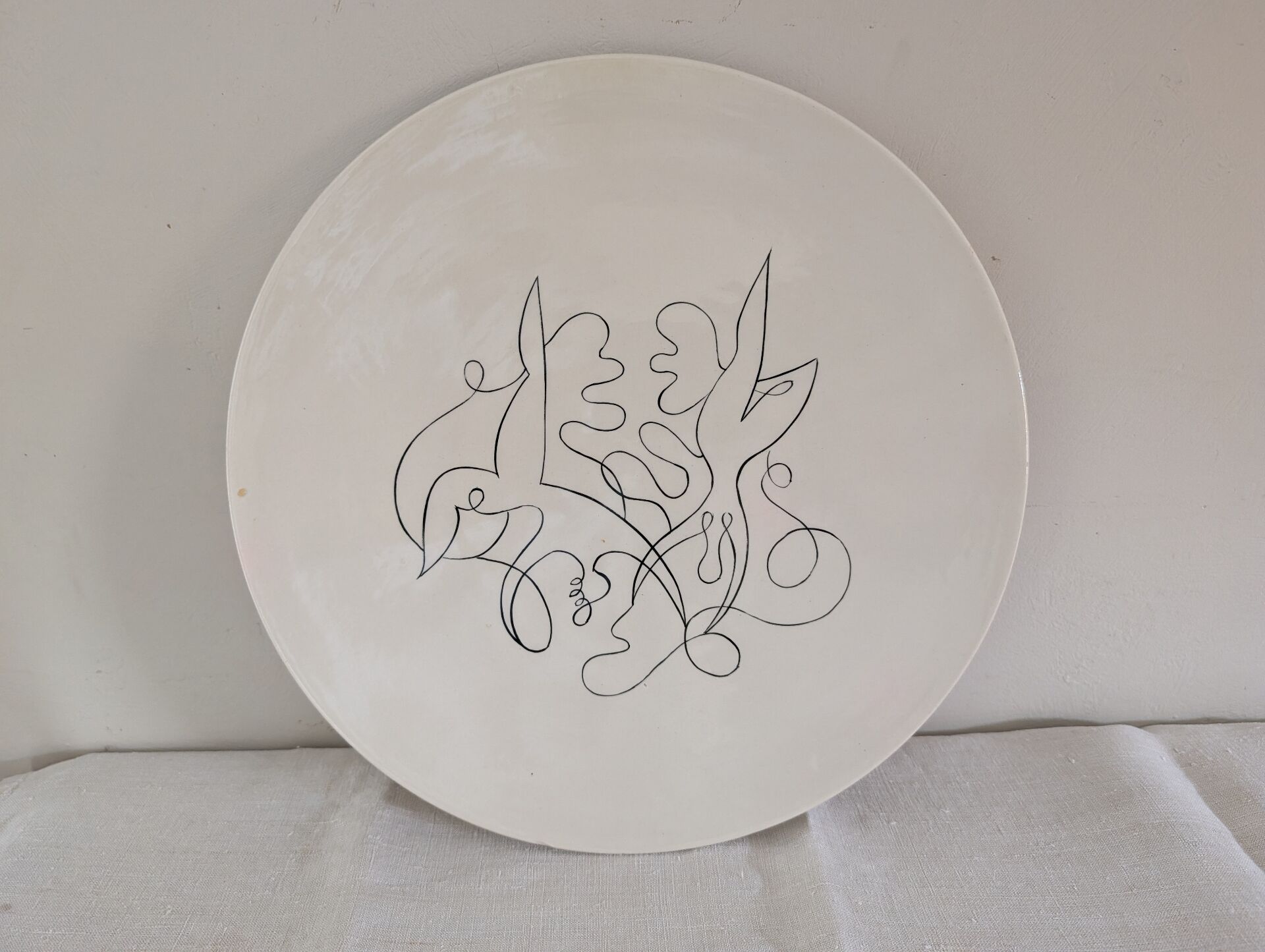 Robert Picault pour Longchamp – Plat « Oiseau » années 60