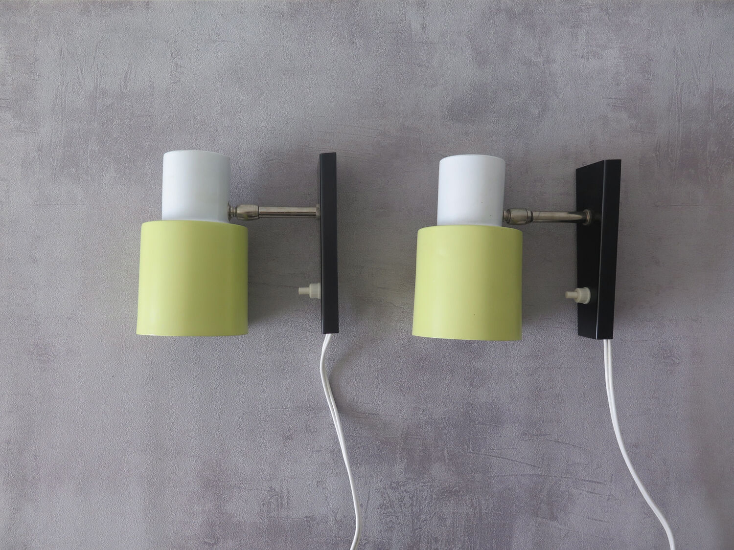 Set of 2 wall lamps 1950s
