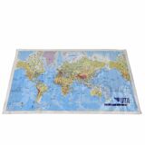 Great vintage map of the world / planisphere aerial agency uta