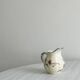 Ceramic sauce boat, hand painted milk jug