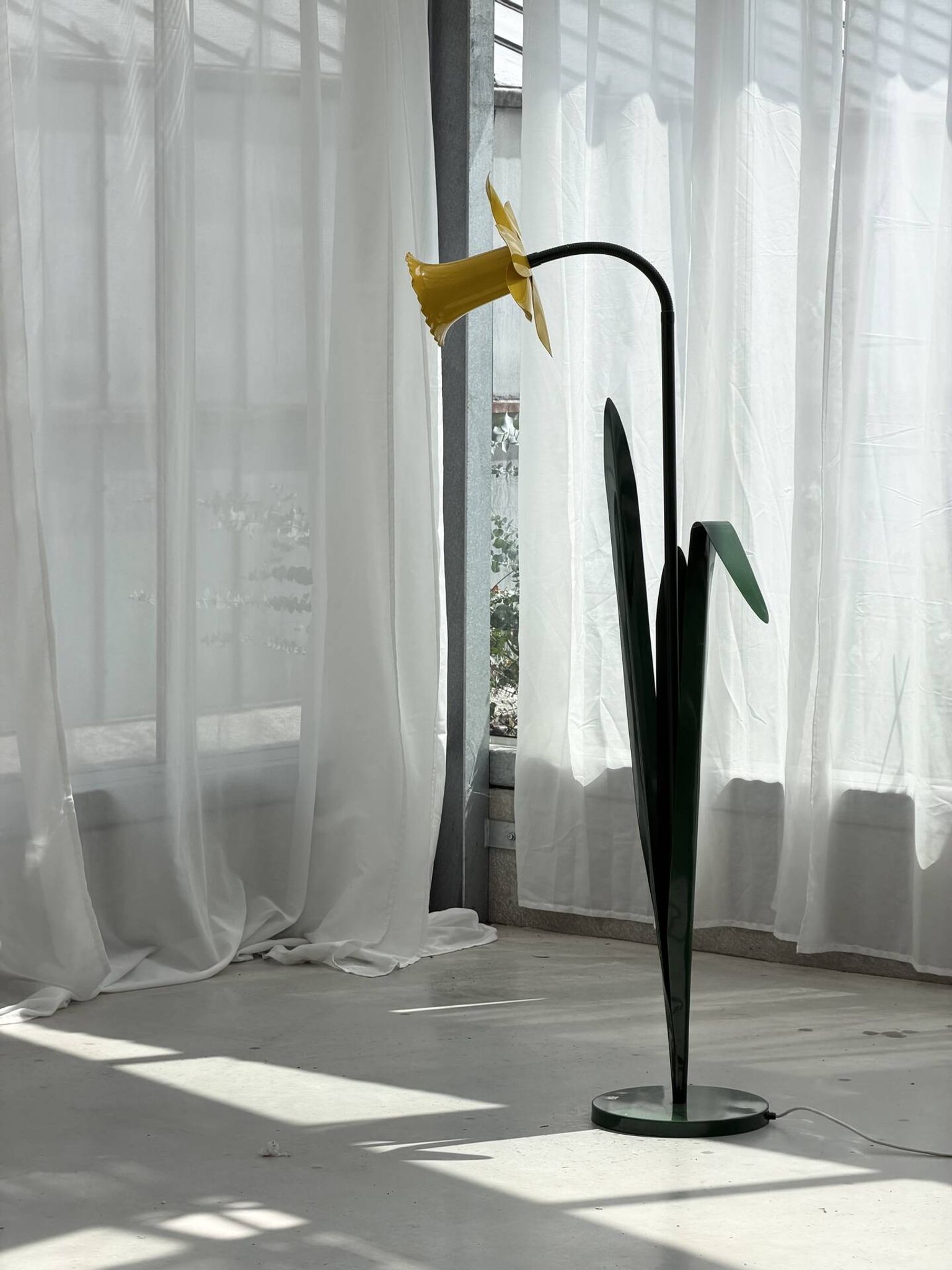 Mike Bliss Daffodil Pop Art Collectible Floorlamp for Bliss Flights of