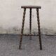 Solid wood tripod stool 1950