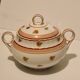 Sucrier porcelaine de Limoges B&C décor floral