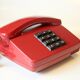 Téléphone vintage allemand avec cadran pad, touches, usuable, vintage des années 1980