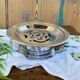 Presse-beurre Coquillor Florador vintage en métal chromé– Art de la ta