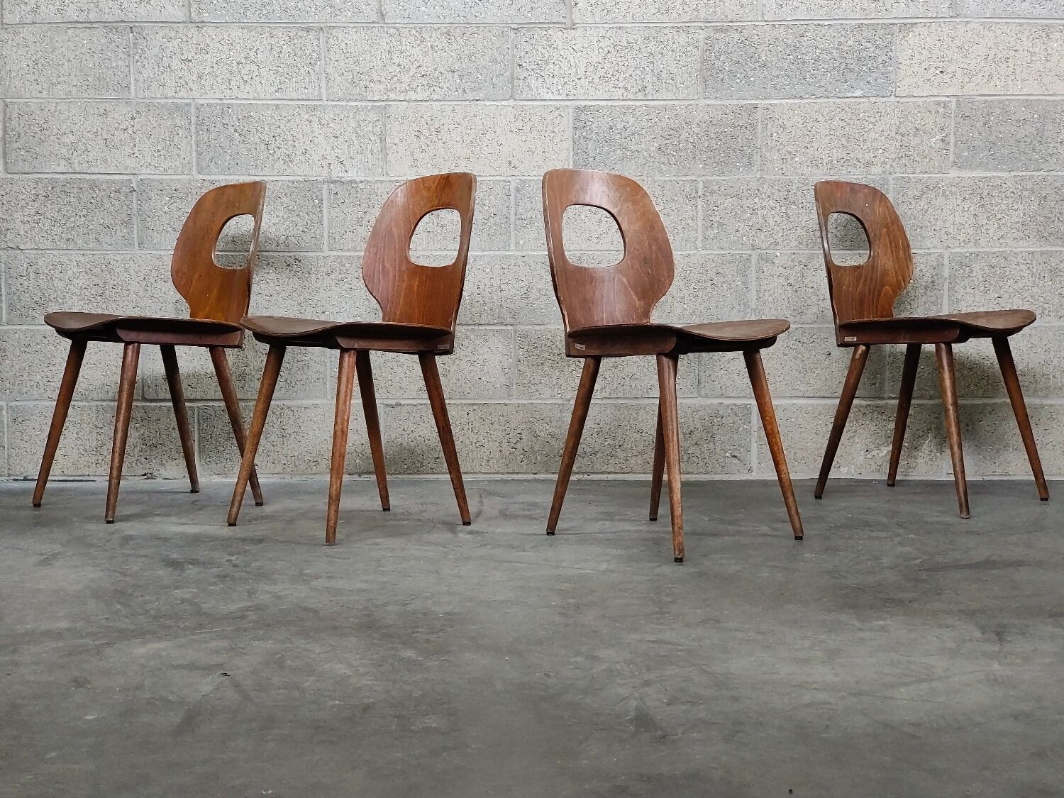 Set of 4 Baumann chairs
