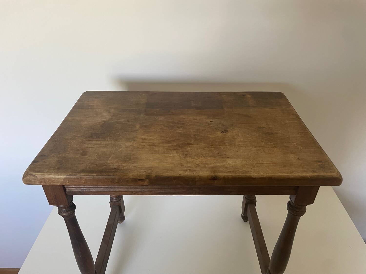 Small solid wood table