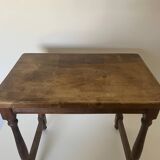 Small solid wood table