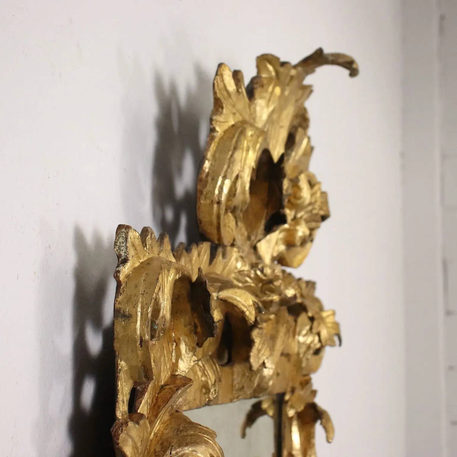 Baroque wooden mirror, Italy, 17th-18th century