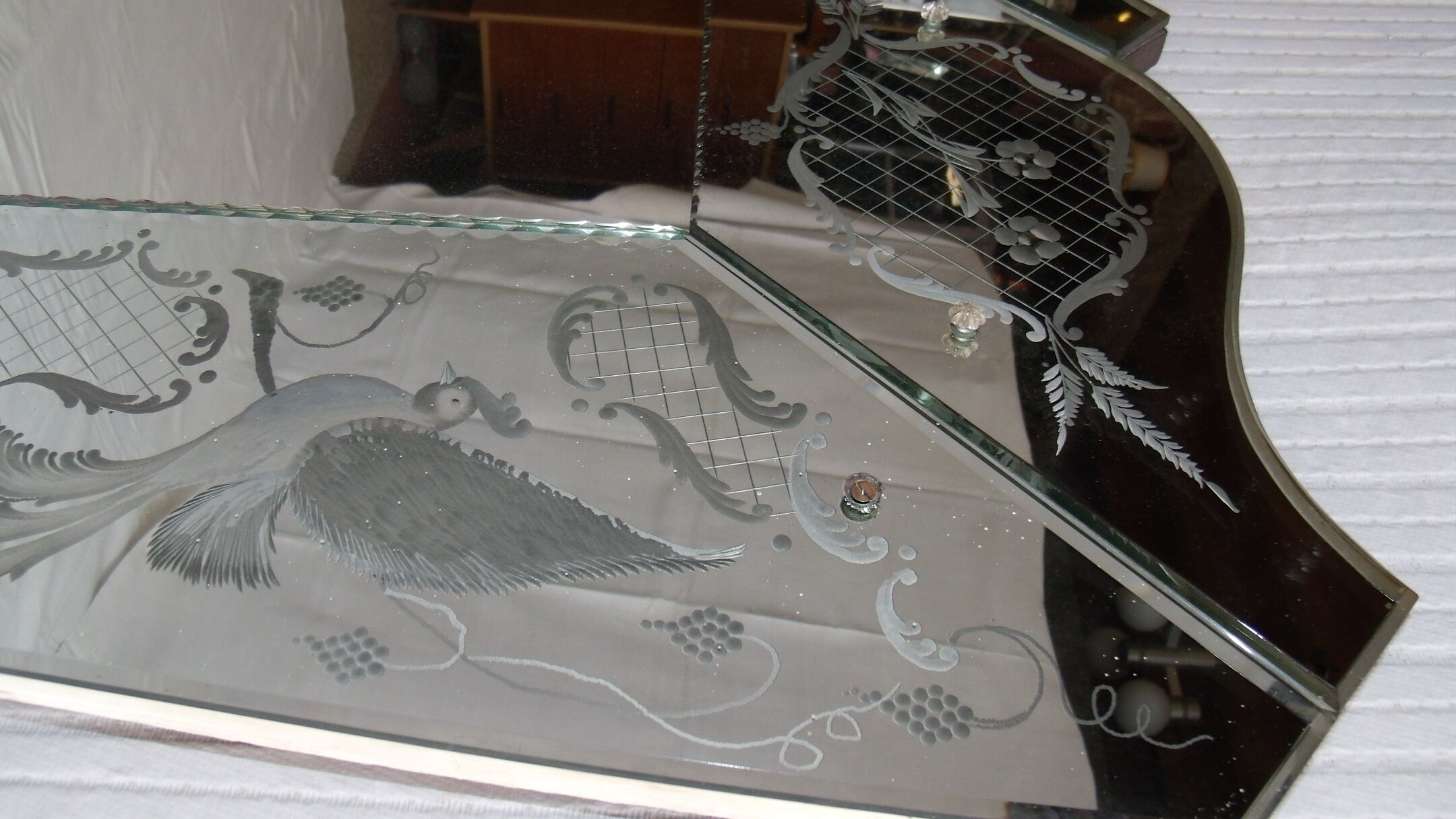 Very large Venetian mirror 180x100cm