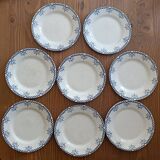Set of Creil-Montereau Damier plates
