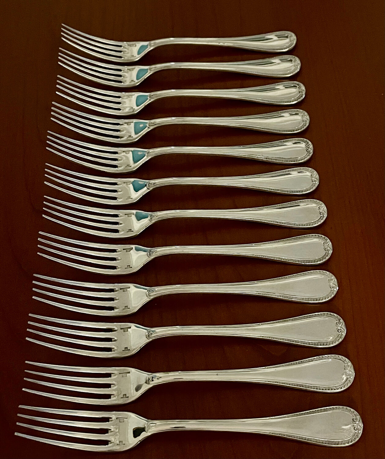 Christofle Malmaison cutlery 49pieces very good condition silver metal