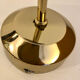 Vintage Fase adjustable wall lights in gold metal.