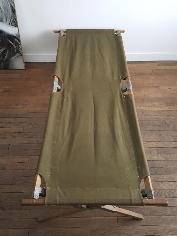 Military camp bed
