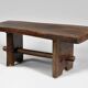 Brutalist Teak Coffee Table
