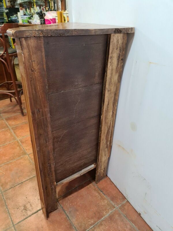 Bahut encoignure en merisier