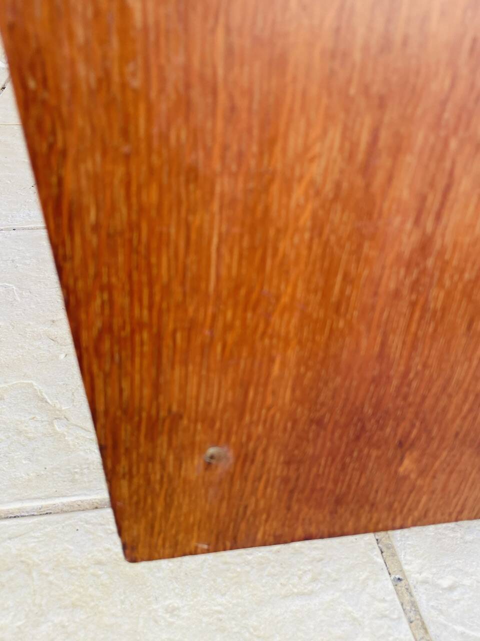 Oak storage unit, splayed legs circa 1950s
