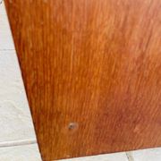 Oak storage unit, splayed legs circa 1950s