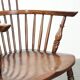 Fauteuil Windsor anglaise antique du 19ème siècle