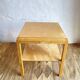 Swedish modern birch side table, late 20th century
