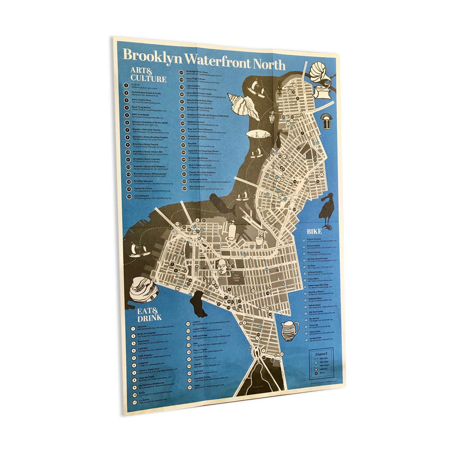 Illustration Map's Brooklyn New York
