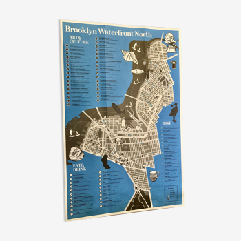 Carte d’illustration Brooklyn New York