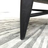 Floating fox wood black Red Edition armchair