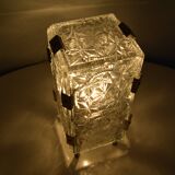 Vintage Glass  Table Lamp by Josef Hejtman for Kamenicky Senov,Czechoslovakia,1960's.