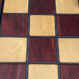 Wooden checkers game