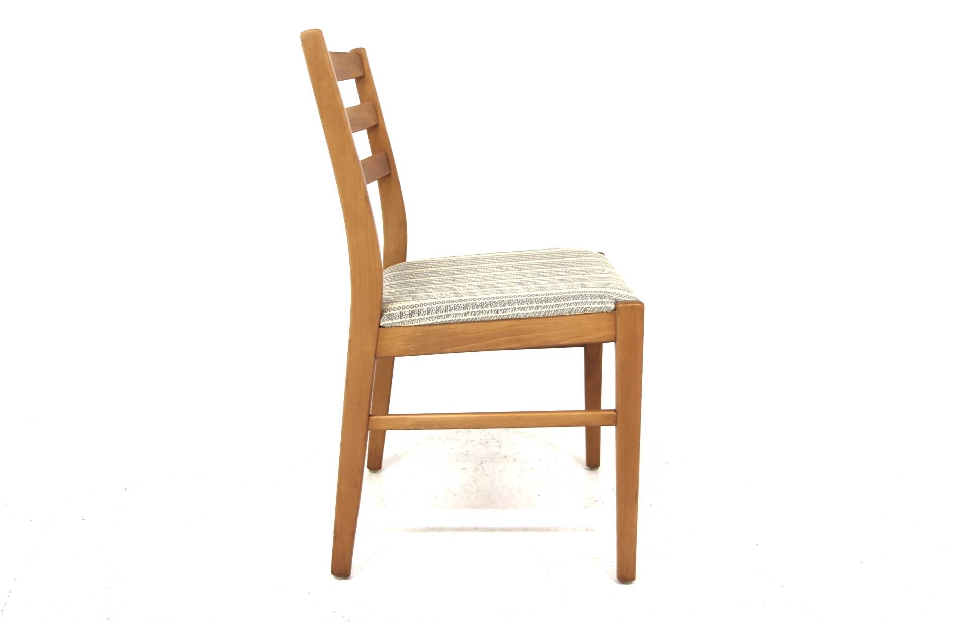 Set of 4 Scandinavian beech chairs, Sweden, 1960