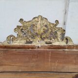 Golden pediment mirror